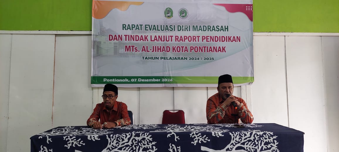 MAS AL JIHAD Gelar Rapat Evaluasi Diri Madrasah untuk Tingkatkan Mutu Pendidikan.